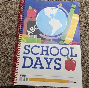 School Days Spiral Scrapebook.
